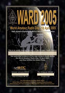 世界アマチュア無線の日2005アワード