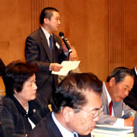 監査報告をする後藤監事